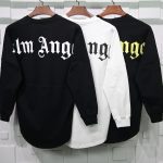 PALM ANGELS LONG SLEEVE MOCK NECK TEE REPLICA
