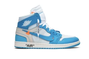 AIR JORDAN 1 OFF-WHITE BLUE "UNC" UNIVERSITY BLUE REPLICA