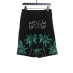 palm tree print shorts