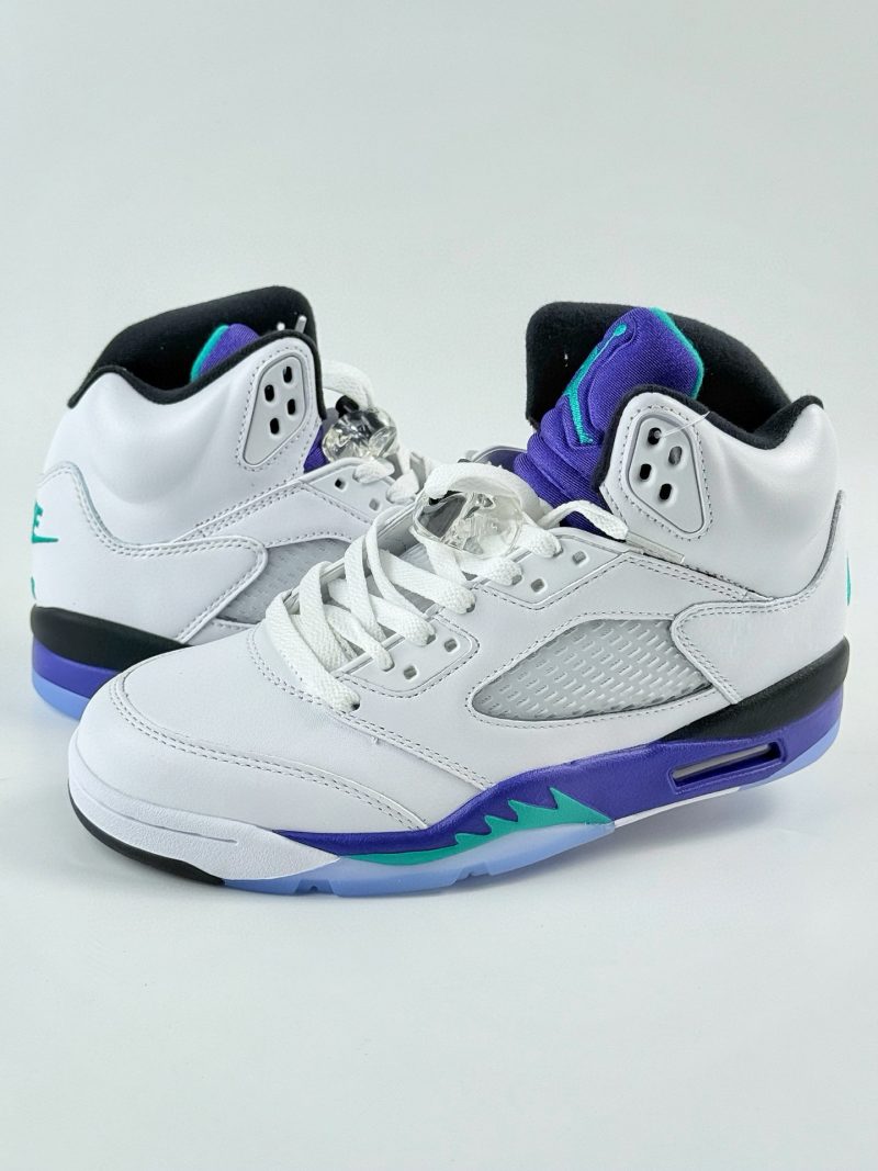 Jordan Retro 5 Grape 2025 Reps front view