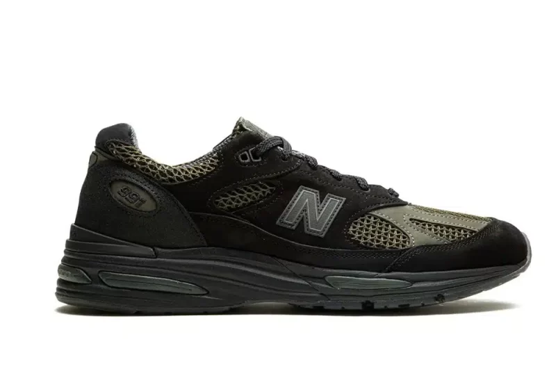 new balance 991v2 22stone island black grey22 sneakers