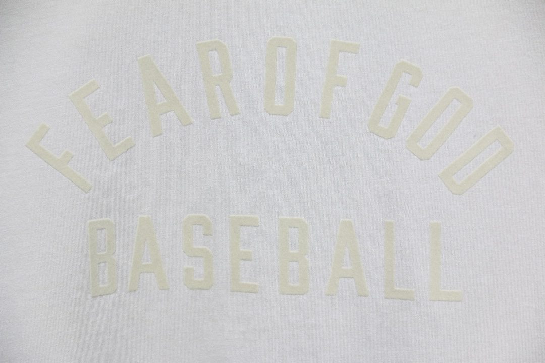 fear of god baseball tee