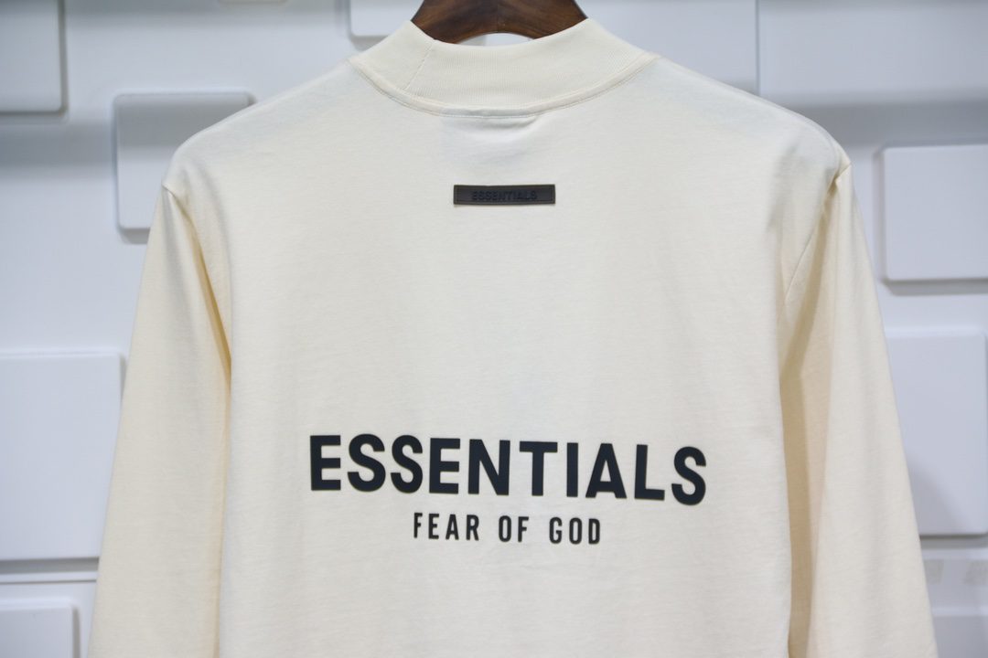 letter back long sleeve t shirt