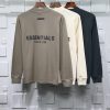 letter back long sleeve t shirt