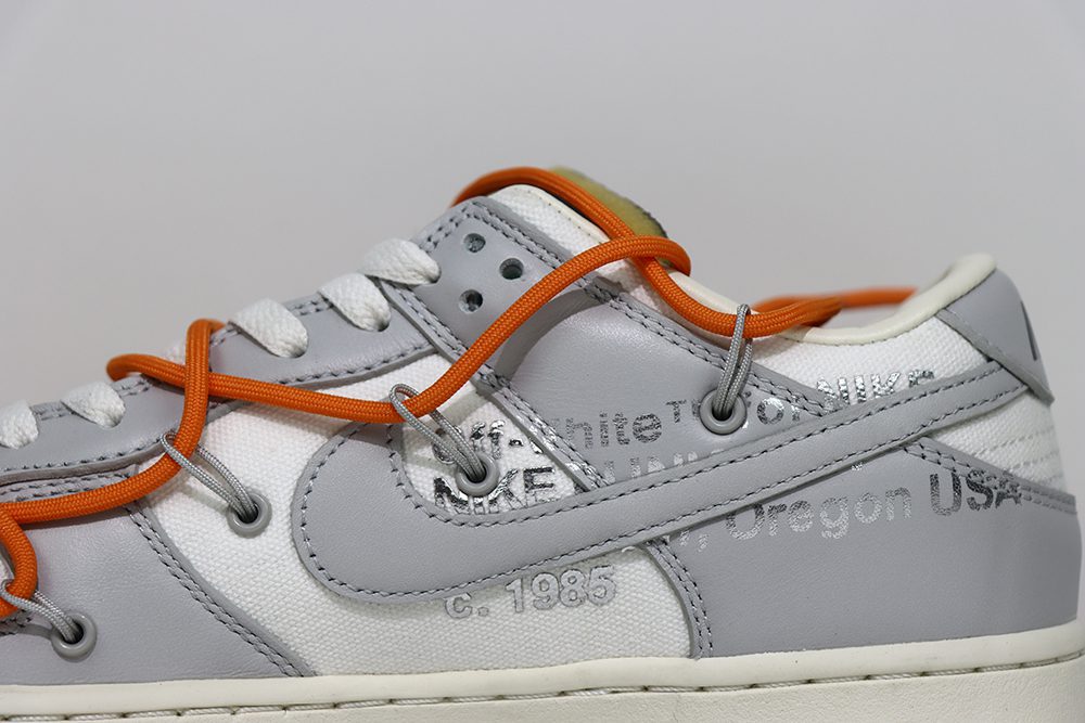 nike dunk low off-white lot 44