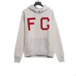 Big LOGO Red Flocked Hoodie