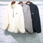 FEAR OF GOD ESSENTIALS POLAR FLEECE HALF-ZIP SWEATER REPLICA