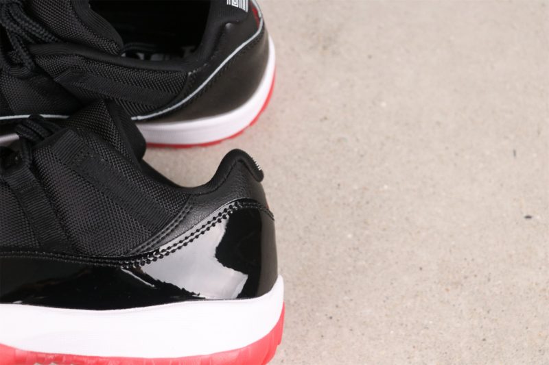 modern air jordan retro 11 bred low sneakers