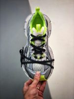 BALENCIAGA 3XL Distressed Mesh and Rubber Sneakers