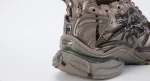 BALENCIAGA Graffiti Runner Sneakers in Mesh & Nylon