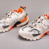 balenciaga sneaker tess s gomma maille black grey orange