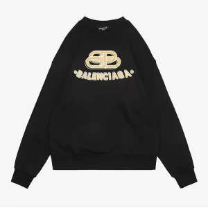 Balenciaga Three-Dimensional Double B Lock Print Sweatshirt Reps