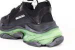 BALENCIAGA TRIPLE S TRAINER BLACK GREEN