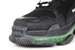 BALENCIAGA TRIPLE S TRAINER BLACK GREEN