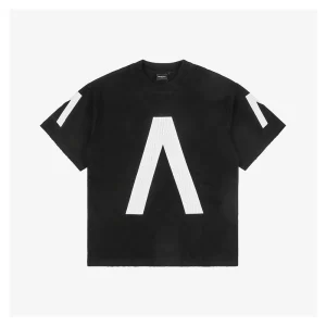 Balenciaga X Archive Inverted V Letter Music Print T-Shirt Reps
