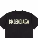 Balenciaga Yellow Tape Type T-Shirt Reps