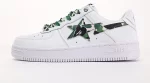 Bape Sta Low White ABC Camo Green Reps