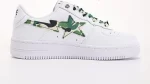 Bape Sta Low White ABC Camo Green Reps