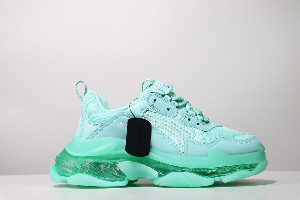 balenciaga triple s crystal green
