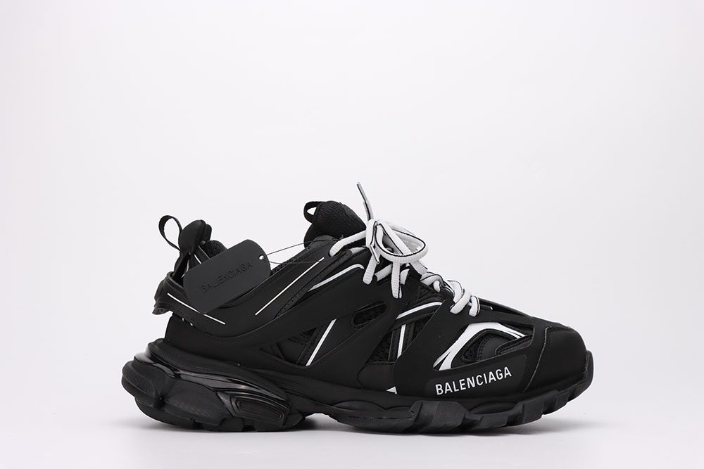 balenciaga track 2 black grey red