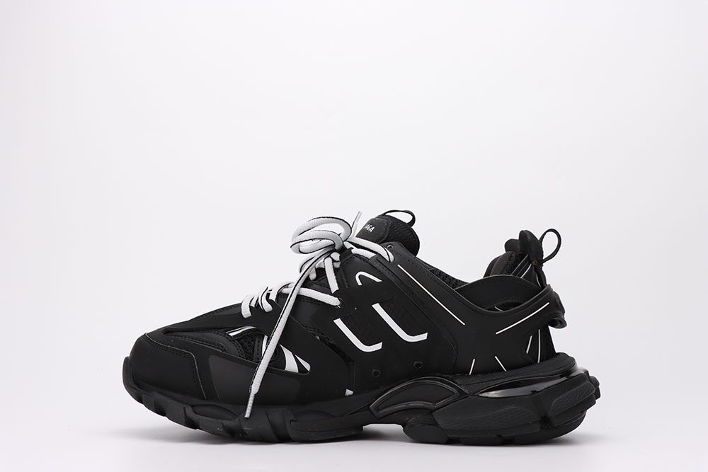 balenciaga track 2 black and red