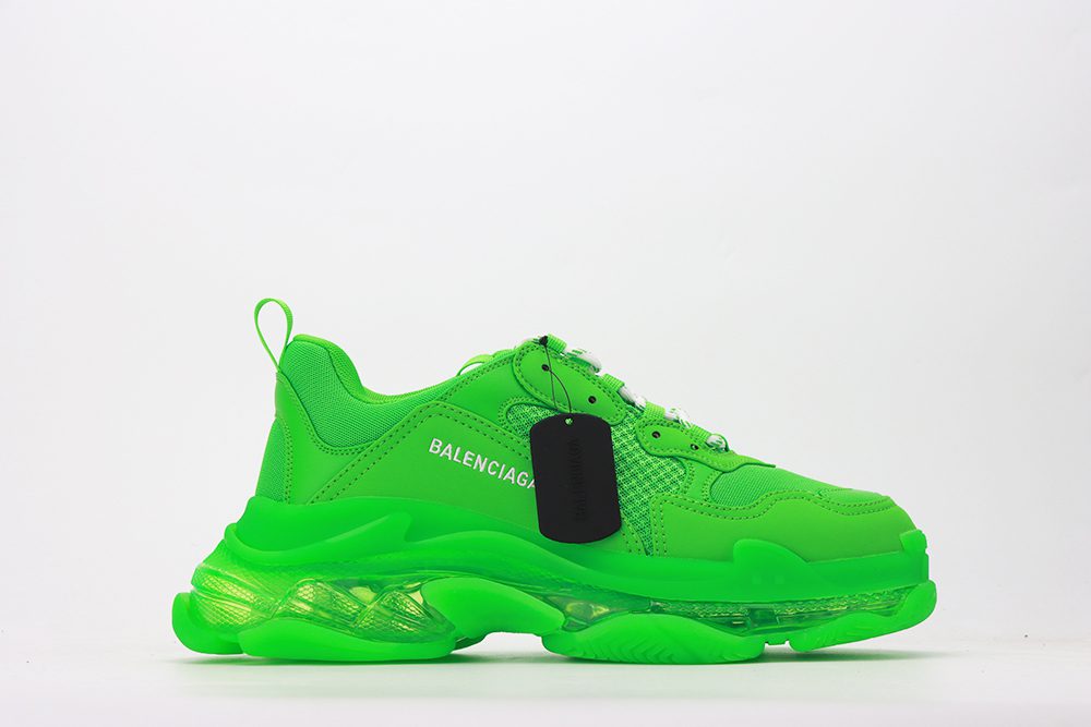 balenciaga triple s crystal green