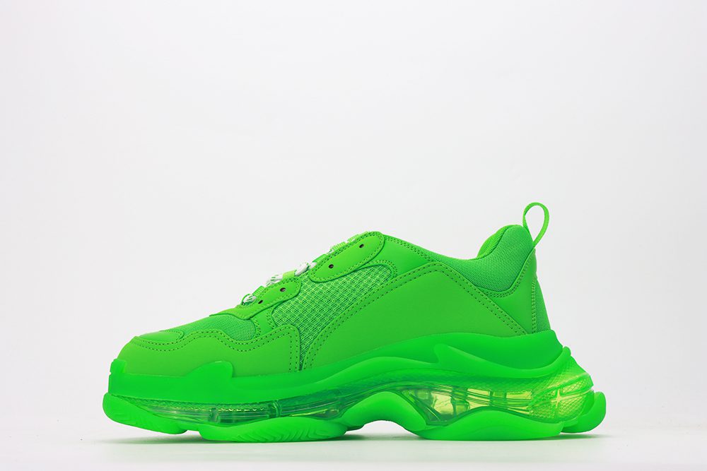 balenciaga triple s crystal green