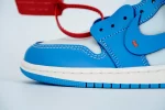 AIR JORDAN 1 OFF-WHITE BLUE "UNC" UNIVERSITY BLUE REPLICA