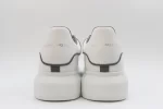 ALEXANDER MCQUEEN LEATHER PLATFORM TRAINERS SNEAKERS GRAY-WHITE REPLICA