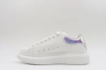ALEXANDER MCQUEEN LEATHER PLATFORM TRAINERS SNEAKERS-LASER REPLICA
