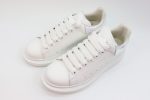 ALEXANDER MCQUEEN LEATHER PLATFORM TRAINERS SNEAKERS-LASER