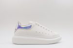ALEXANDER MCQUEEN LEATHER PLATFORM TRAINERS SNEAKERS-LASER