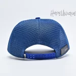 AMIRI Three Star Trucker Snapback Cap Blue:White