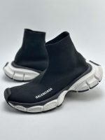 BALENCIAGA MEN'S 3XL SOCK RECYCLED KNIT SNEAKER IN BLACK