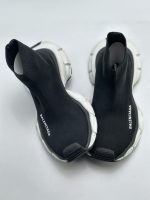 BALENCIAGA MEN'S 3XL SOCK RECYCLED KNIT SNEAKER IN BLACK