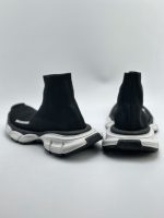 BALENCIAGA MEN'S 3XL SOCK RECYCLED KNIT SNEAKER IN BLACK10