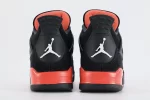 Jordan 4 Red Thunder reps heels