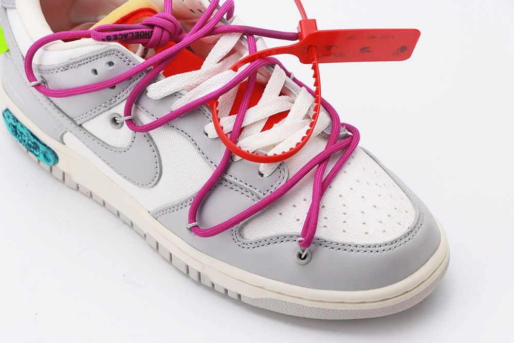 nike dunk low off white lot 45