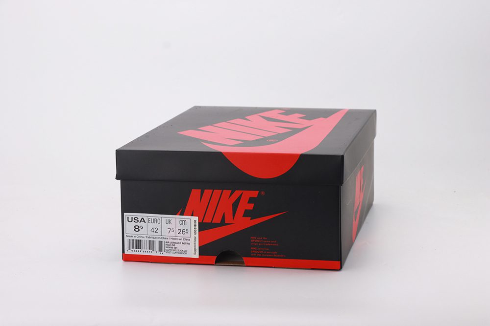jordan 1 retro high og court purple top quality