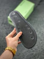 OFF-WHITE FLYKNIT STRIPE SLIDES