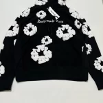 READYMADE x Denim Tears Wreath Hoodie 'Black'6