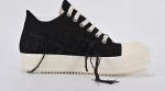 Rick Owens DRKSHDW Strobe Cotton Denim Slashed Low 'Black Milk'