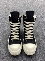 Rick Owens DRKSHDW Strobe Cotton Nylon High 'Black Milk'