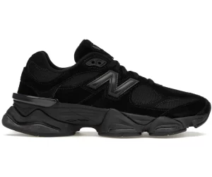 New Balance 9060 Triple Black sneakers U9060BPM with a sleek, all-black design