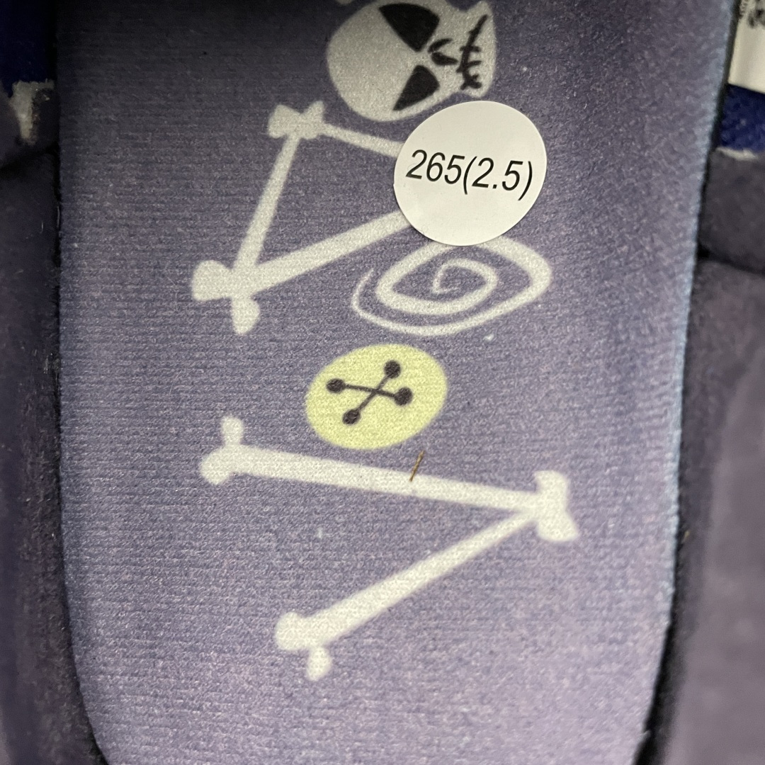 Close-up of premium materials on Jordan 1 Low OG Zion Williamson Voodoo