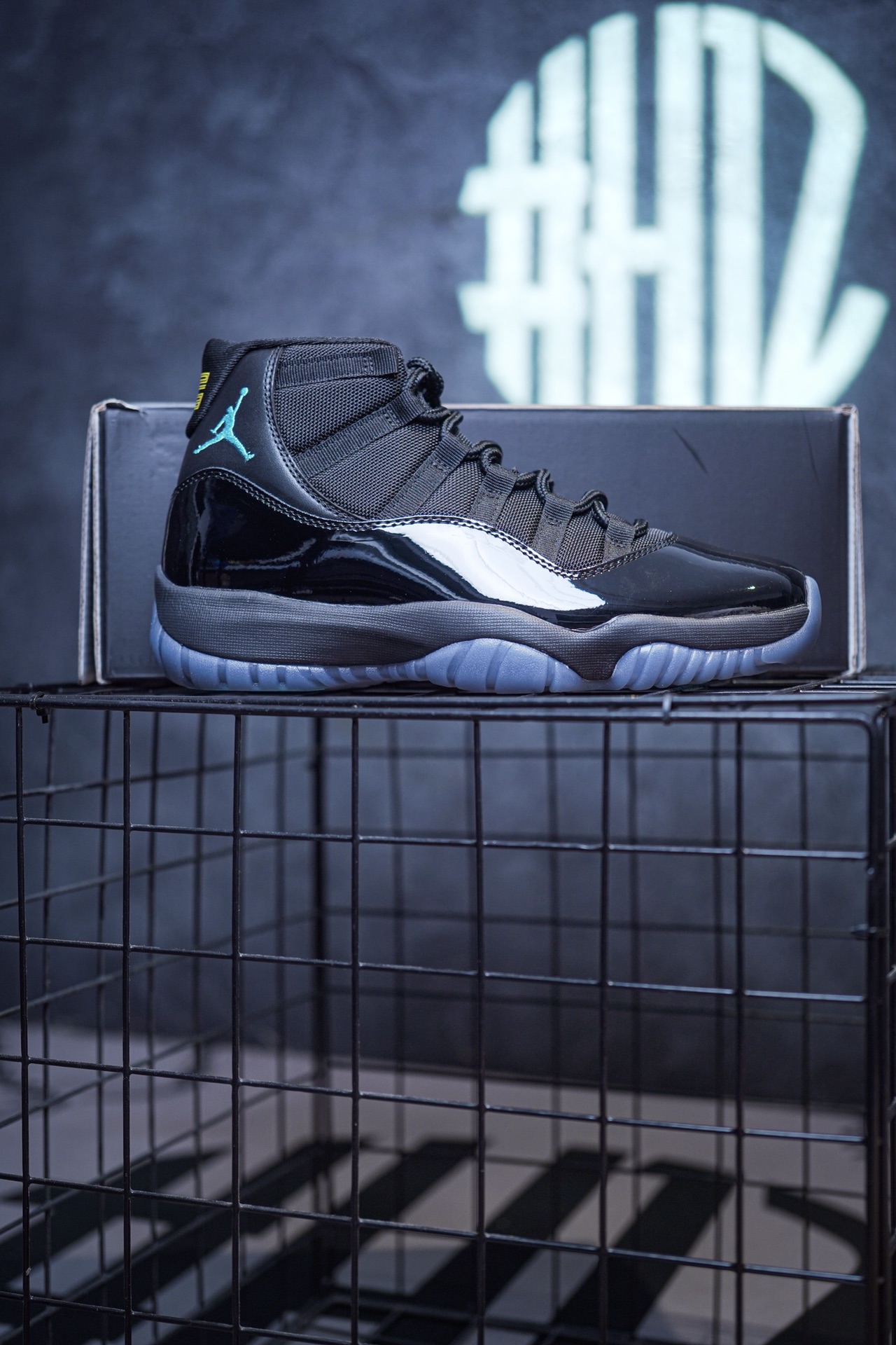 Jordan 11 Retro Gamma Blue 2025 details multiple angles