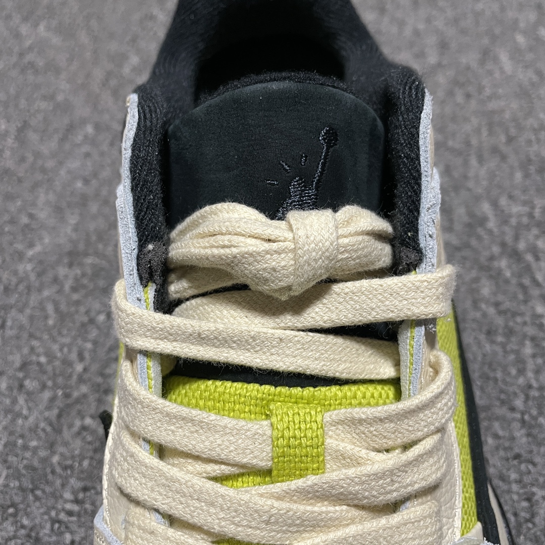 Jordan Jumpman Jack TR Travis Scott Bright Cactus FZ8117-102 in a stylish streetwear setting