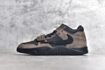 Detailed view of Jordan Jumpman Jack TR Travis Scott Dark Mocha