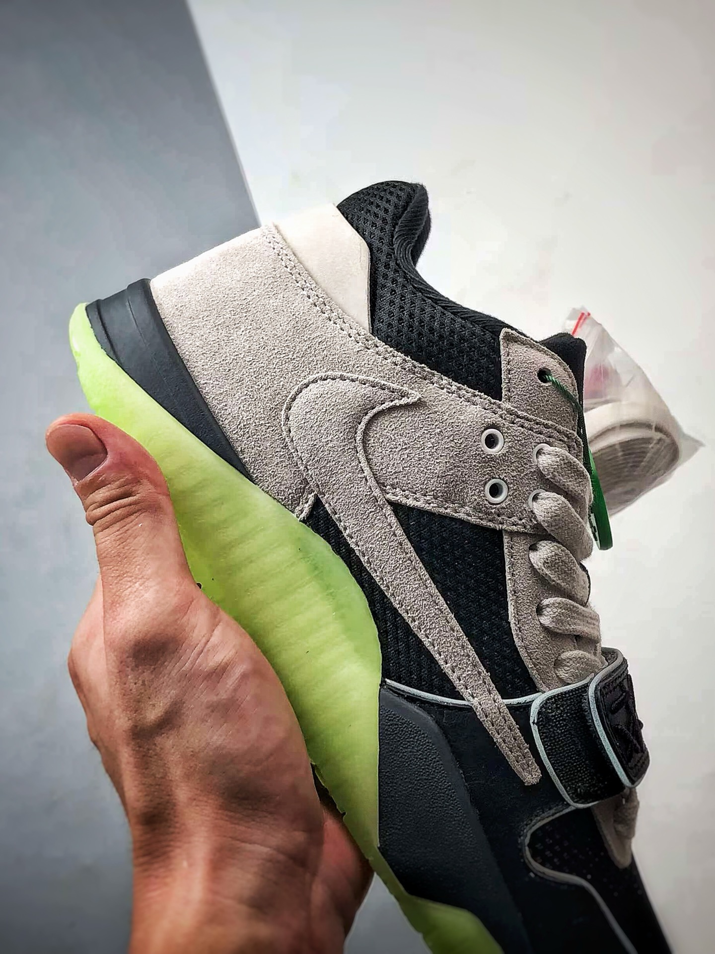 Limited edition Jordan Jumpman Jack TR Travis Scott Black Silver sneaker