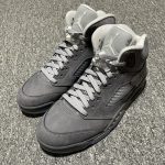 Outsole and sole design of Jordan 5 Retro Wolf Grey (2026) sneakers DD0587-002